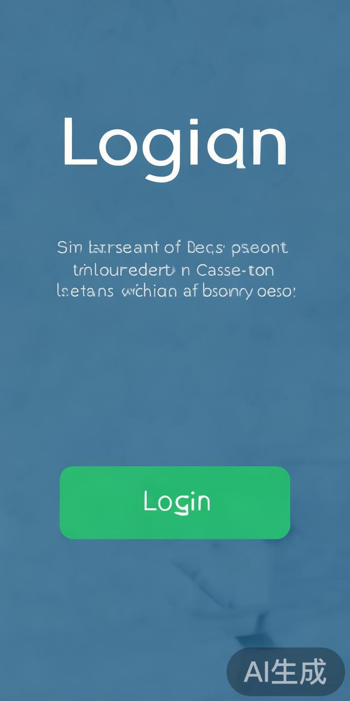 点击“登录”按钮后，系统会跳转到登录界面。此处要注